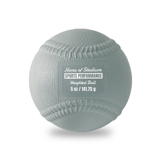Soft Shell Weighted Ball With Seams - Baseball & Softball Velocity, Arm Strength, Command and Mechanic Training - 5 oz. / 141.75 g